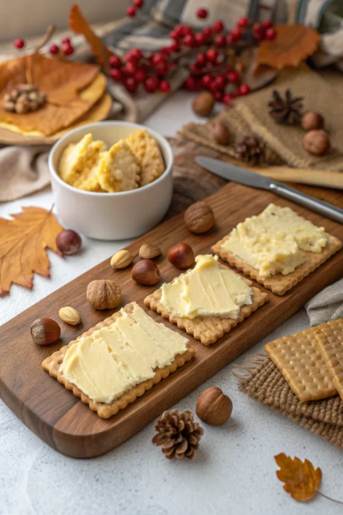 Butter Board d’automne aux beurres AOP et noisettes rôties
