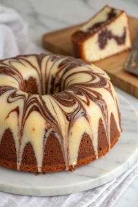 Cake marbré vanille-chocolat moelleux