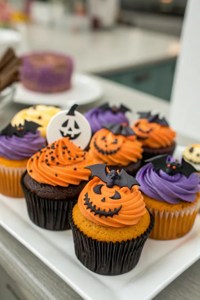 Cupcakes d’Halloween façon pâtisserie créative