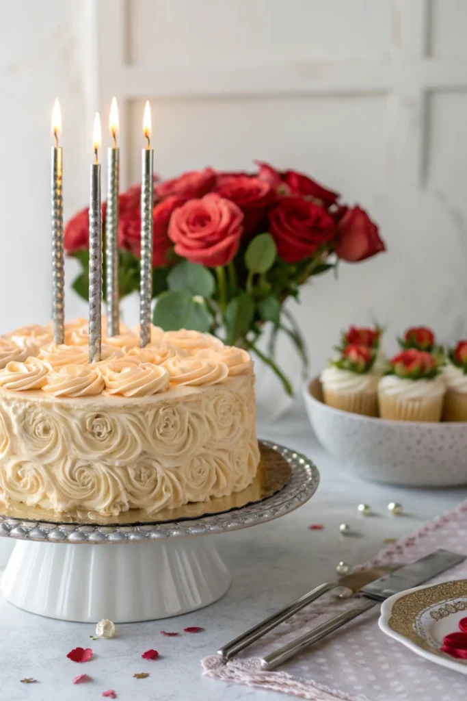 Gâteau chiffre élégant pour un anniversaire mémorable