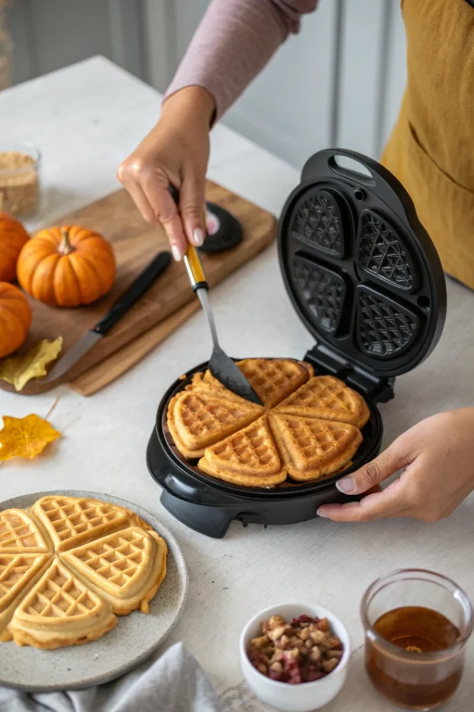 Gaufres citrouille : 3 tours de main