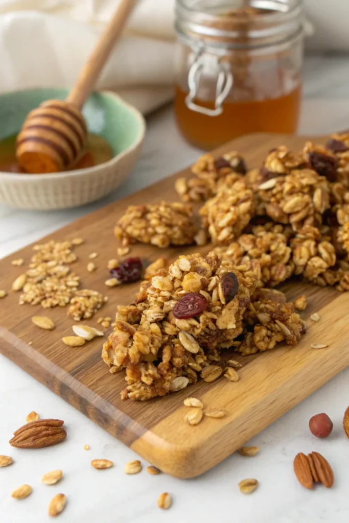 Granola maison croustillant au miel