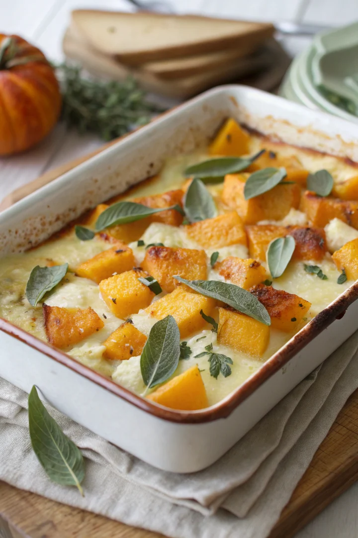 gratin courge, reblochon, plat automne créatif façon brunch