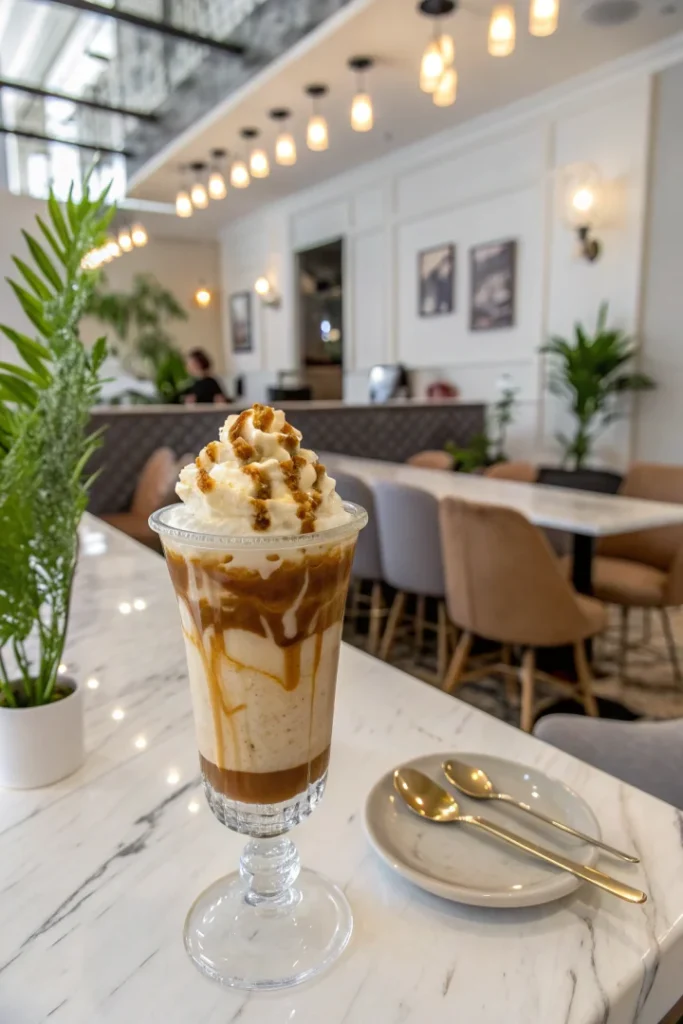 Macchiato glacé au caramel façon coffee shop chic