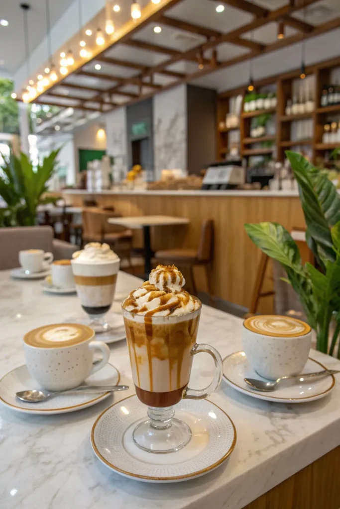 Macchiato glacé au caramel façon coffee shop chic