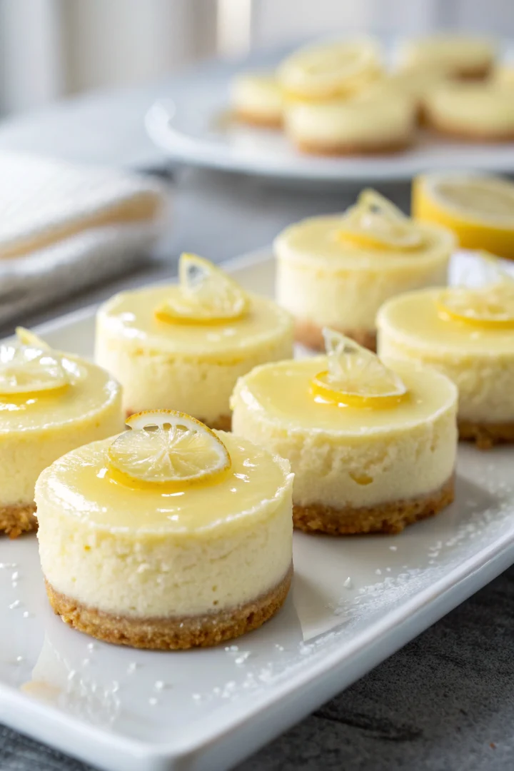 mini cheesecake, citron, dessert sans cuisson, meal planning créatif façon brunch