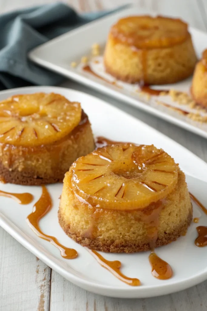 Mini gâteaux renversés à l’ananas