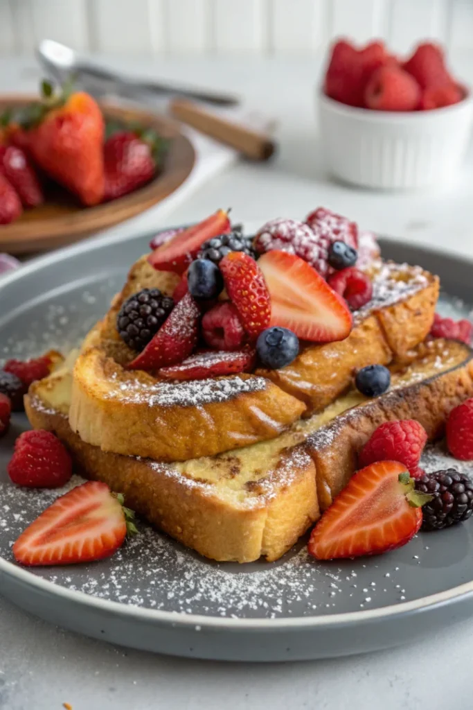 Pain perdu aux fruits rouges : brunch gourmand et facile