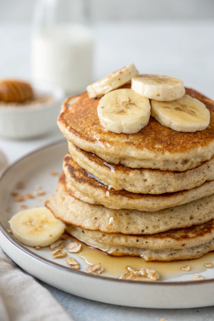 Pancakes moelleux à la banane sans gluten