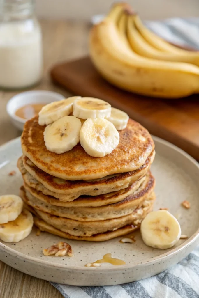 Pancakes protéinés à la banane