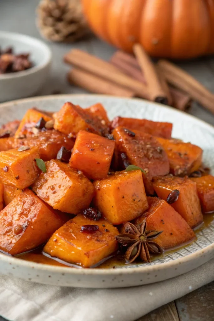 Patates douces caramélisées façon fête de Thanksgiving