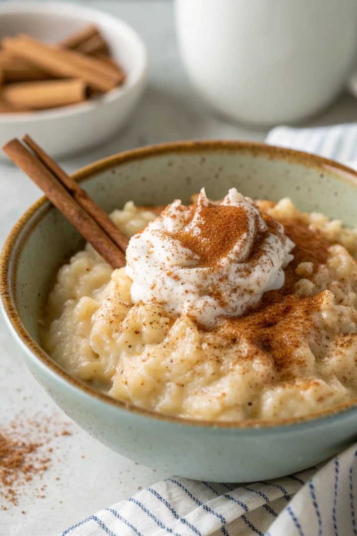 riz, lait, grand-mère, dessert recette croustillante et plus saine