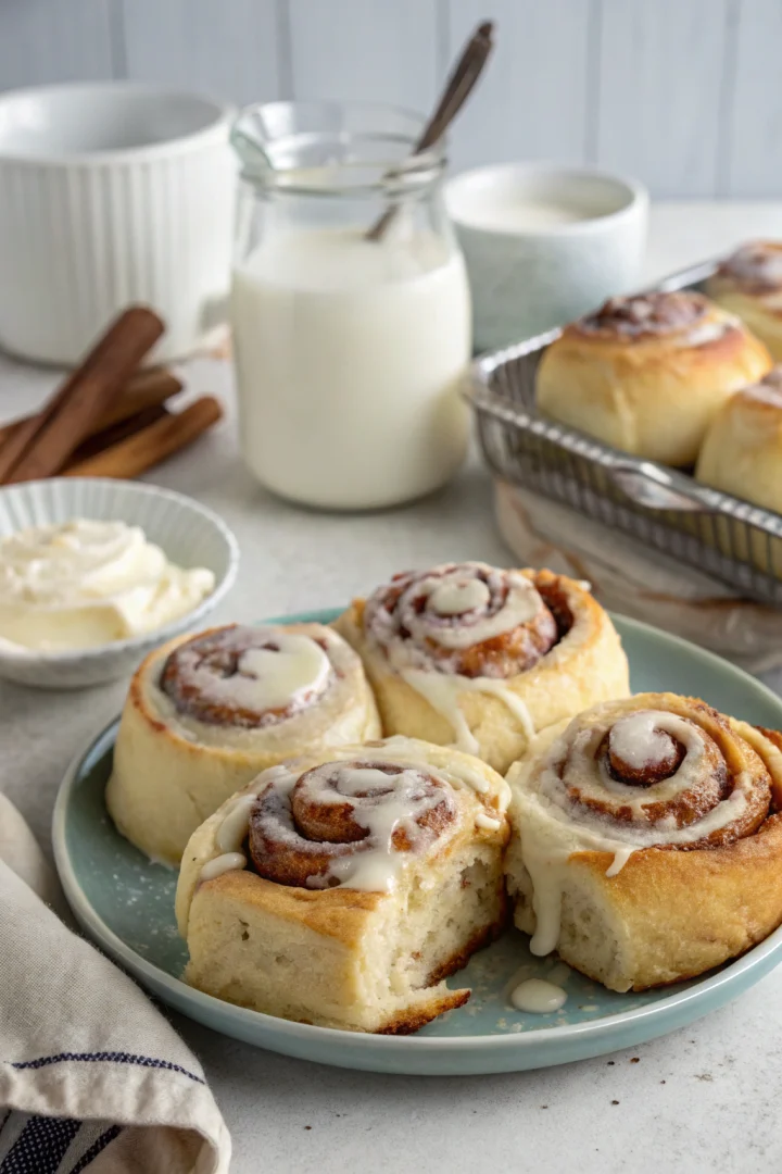 roulés, cannelle, glaçage, brunch recette croustillante et plus saine