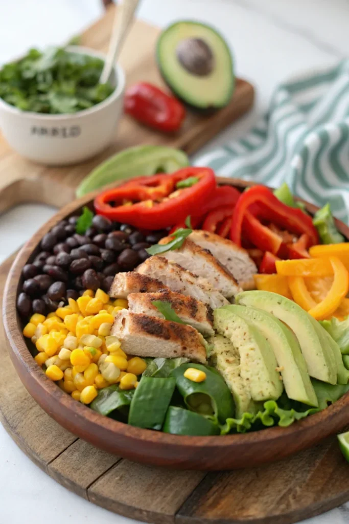 Salade Southwest revisitée aux produits frais