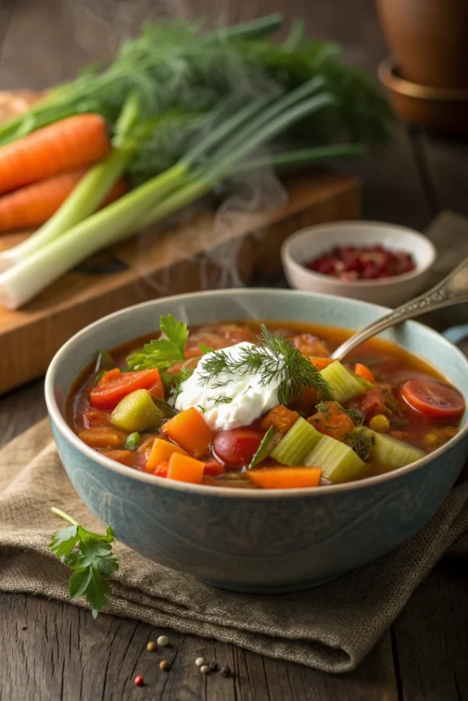 Soupe de légumes du potager nourrissante : le réconfort parfait pour chaque jour
