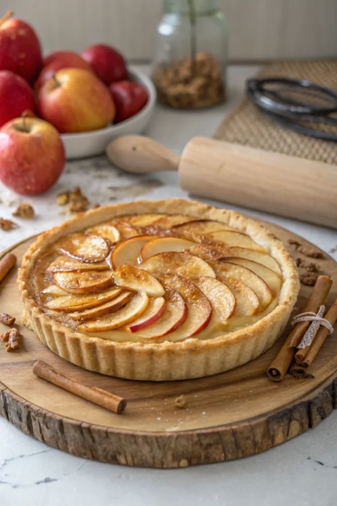 Tarte aux pommes française classique