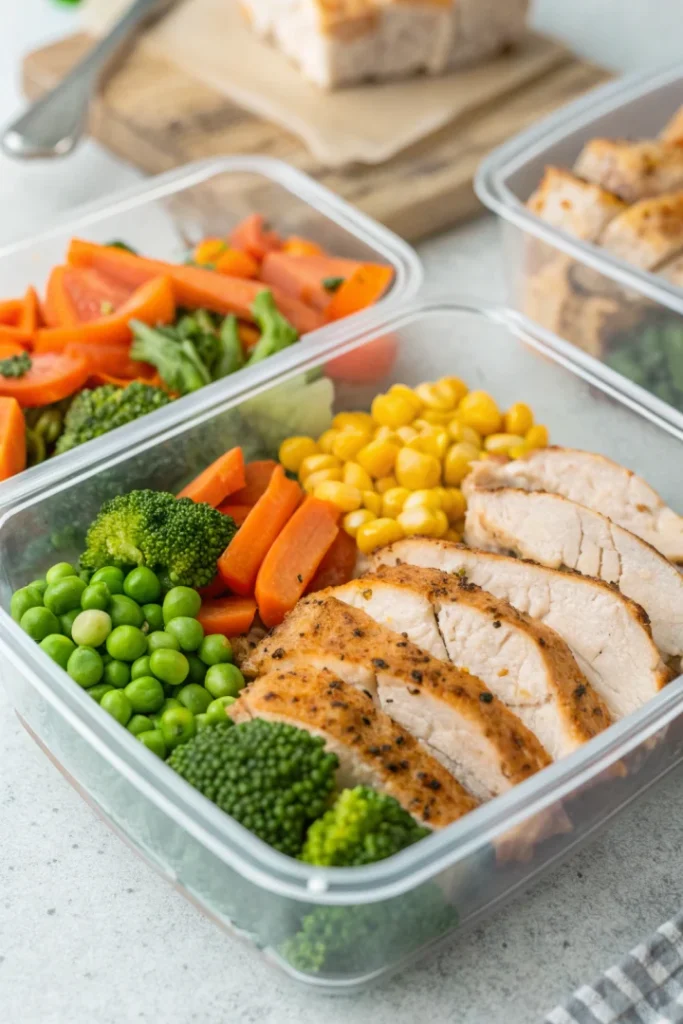 Bols poulet & légumes pour la semaine