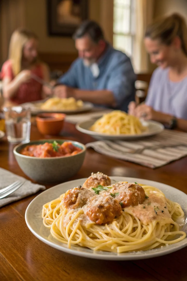 Pâtes Crémeuses recette croustillante et plus saine