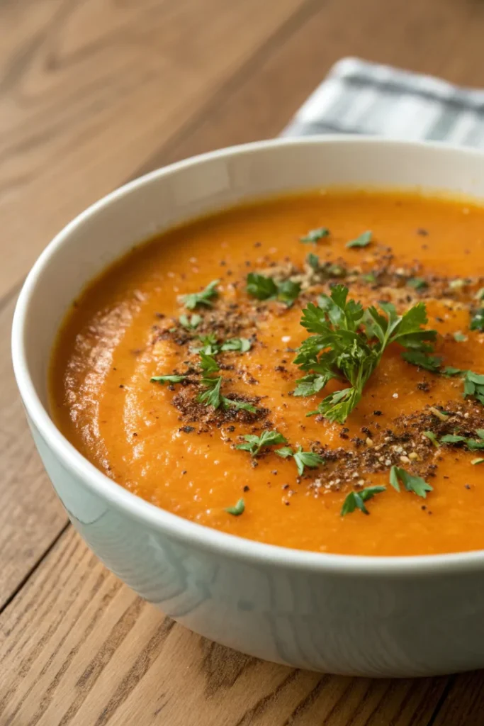 Soupe carotte : 4 épices vitalité